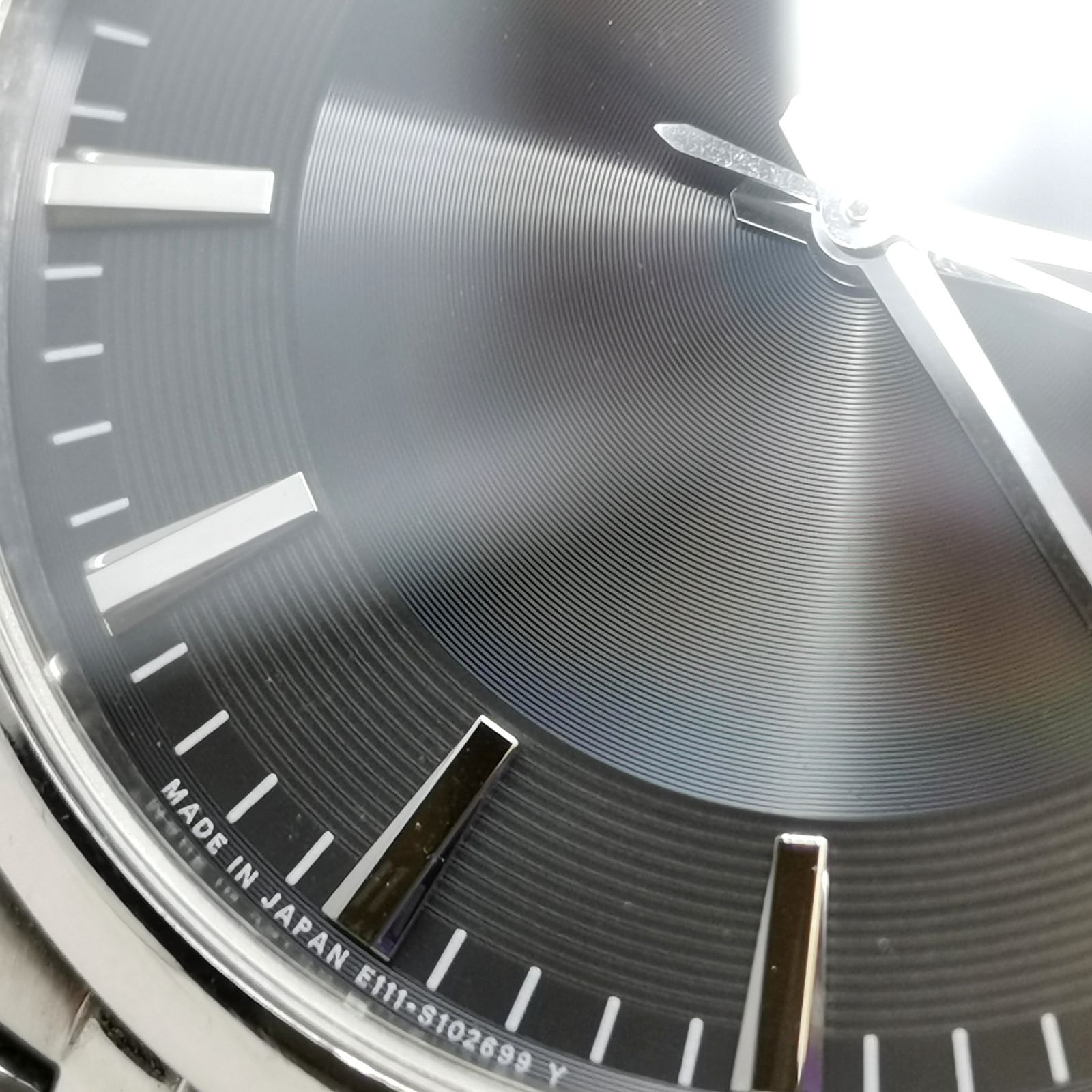 稼動品 CITIZEN シチズン ブラック 腕時計 E111-S067901