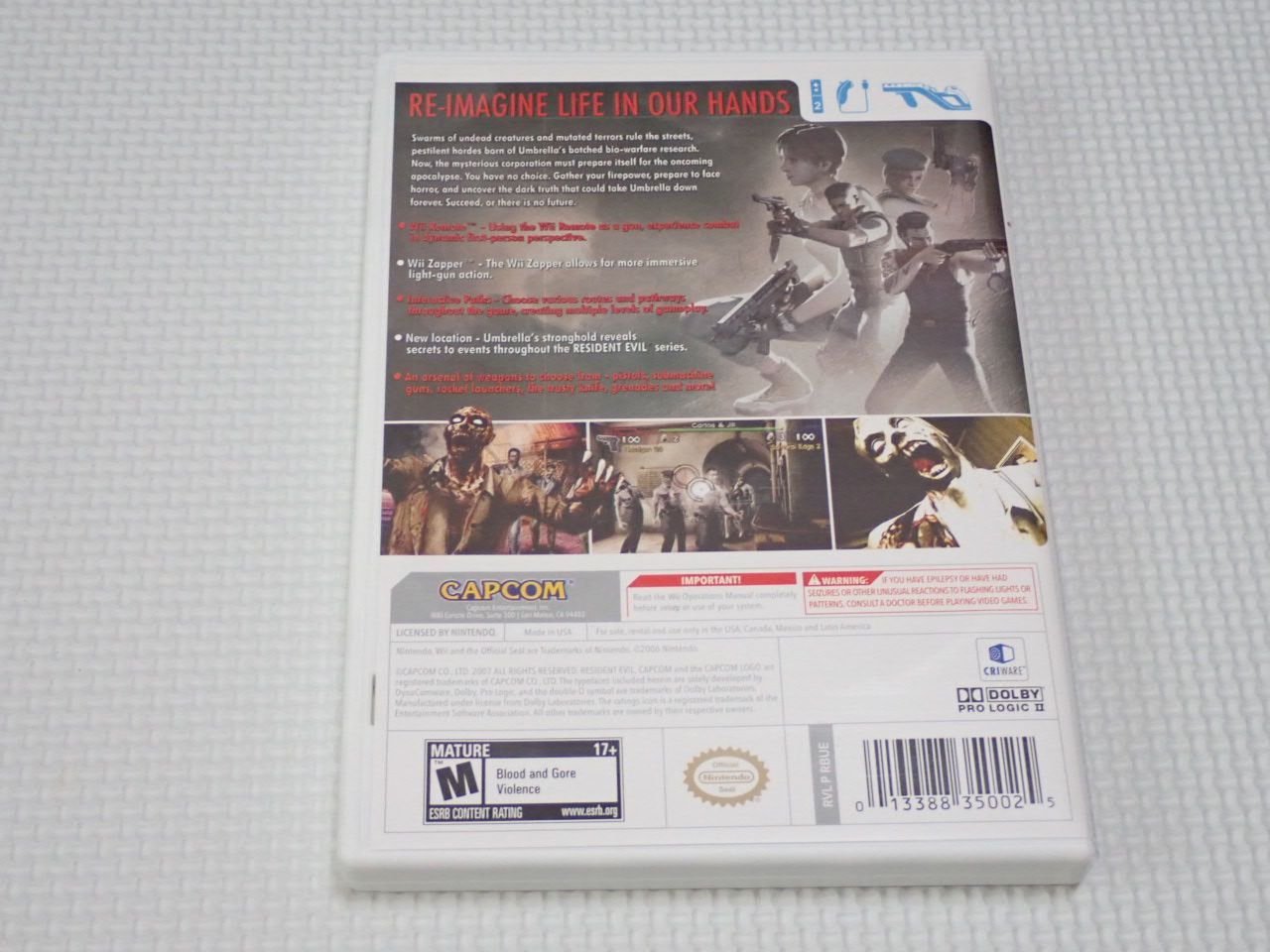 ファッション姫 通販 THE evil Wii☆resident UMBRELLA 北米版☆箱 海外版 CHRONICLES その他