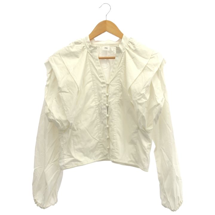 IENA LA BOUCLE コットンタックスリーブブラウス F 白 イエナ IENA LA BOUCLE (イエナラブークル) 22051914322010 コットン