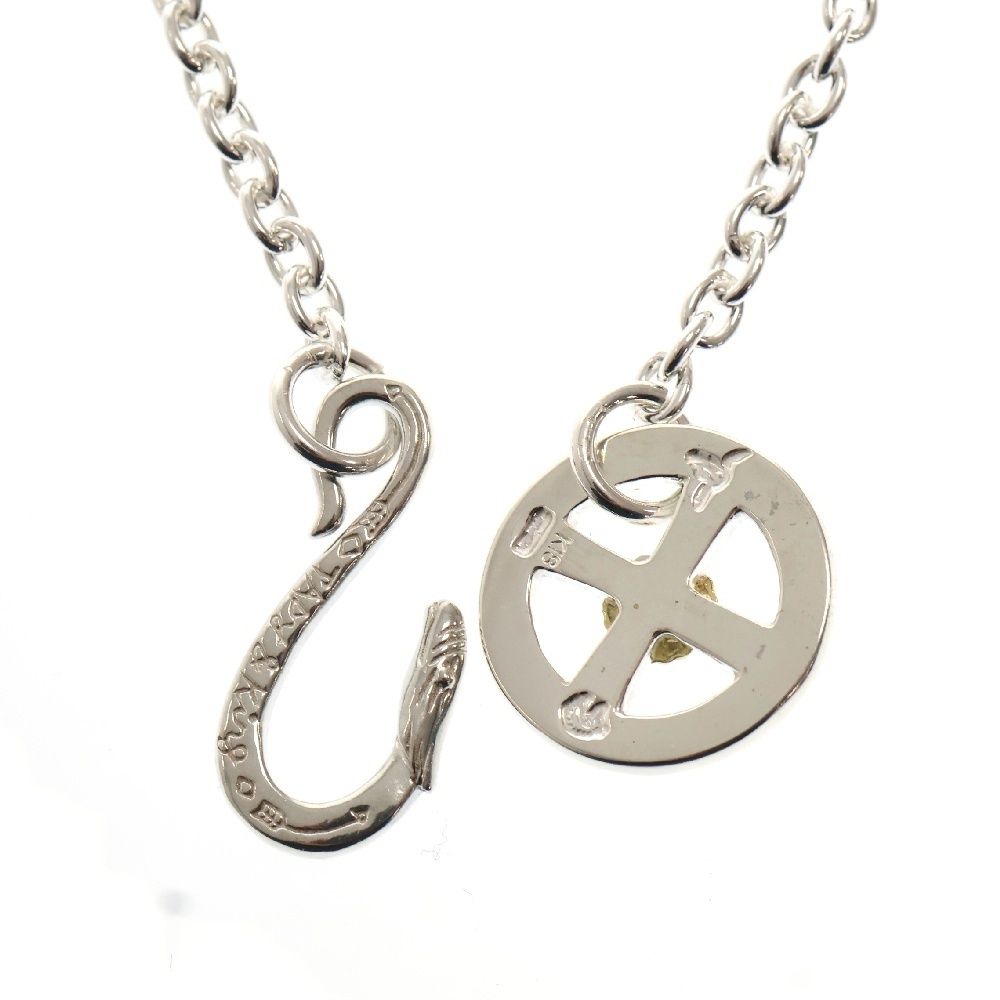 TADY&KINGイーグルフック＆ホイール細丸チェーン (K18ローズ）45cm