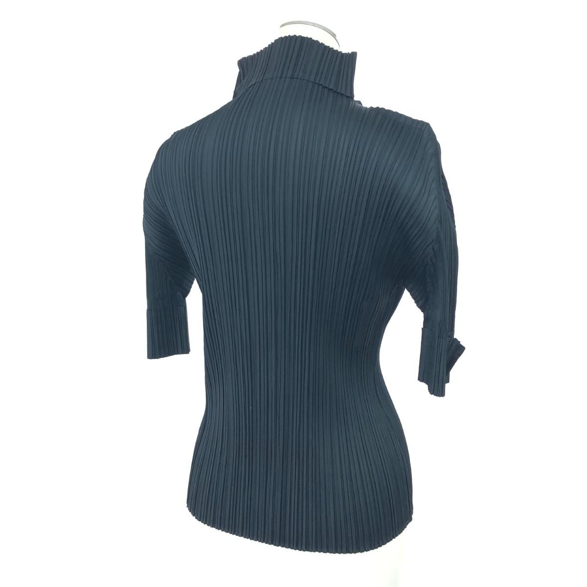 PLEATS PLEASE プリーツプリーズ ハイネック半袖カットソー サイズ:3