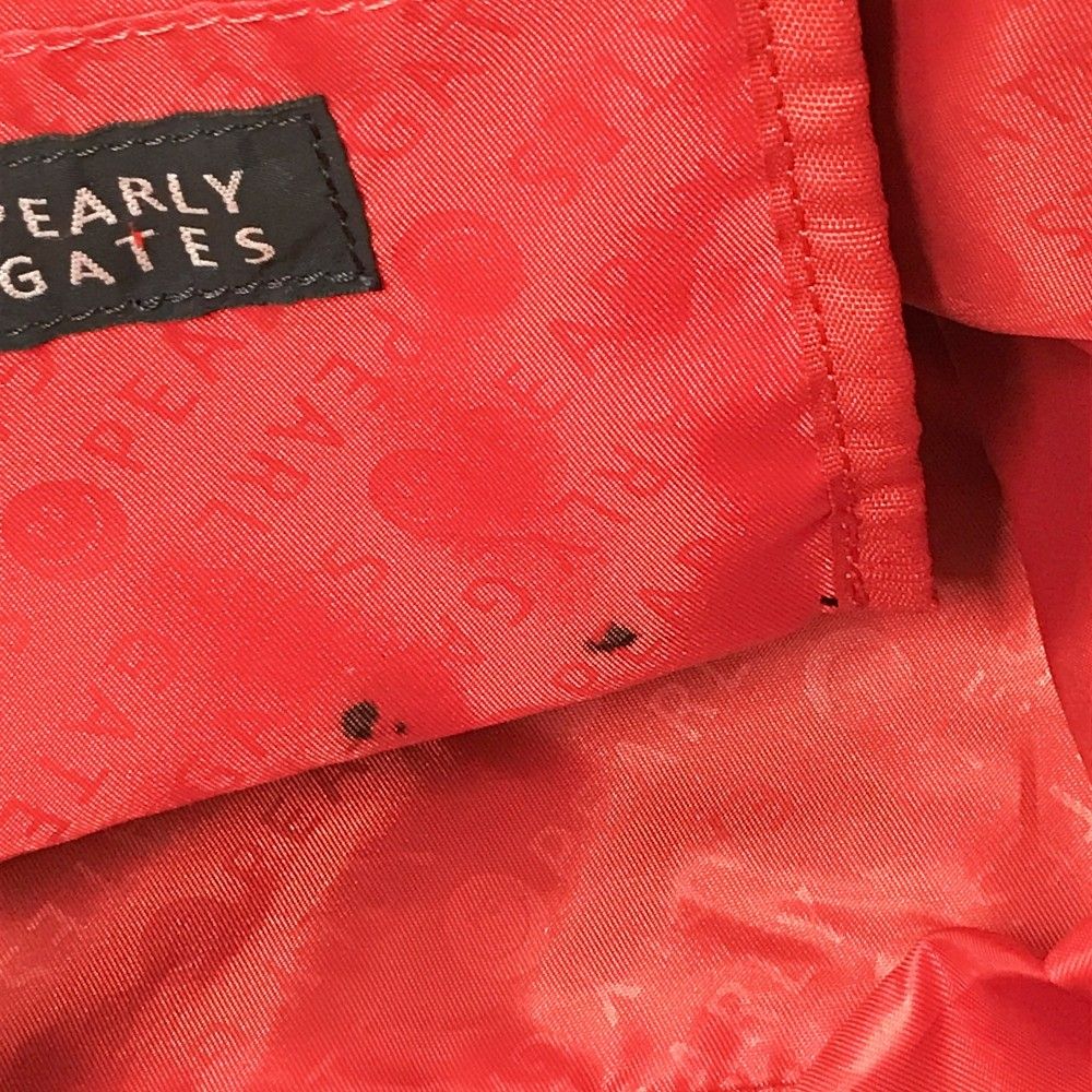 PEARLY GATES パーリーゲイツ  カートバッグ ハート柄 ネイビー系  [240101469224] ゴルフウェア ストスト PEARLY GATES パーリーゲイツ カートバッグ ハート柄 ネイビー系