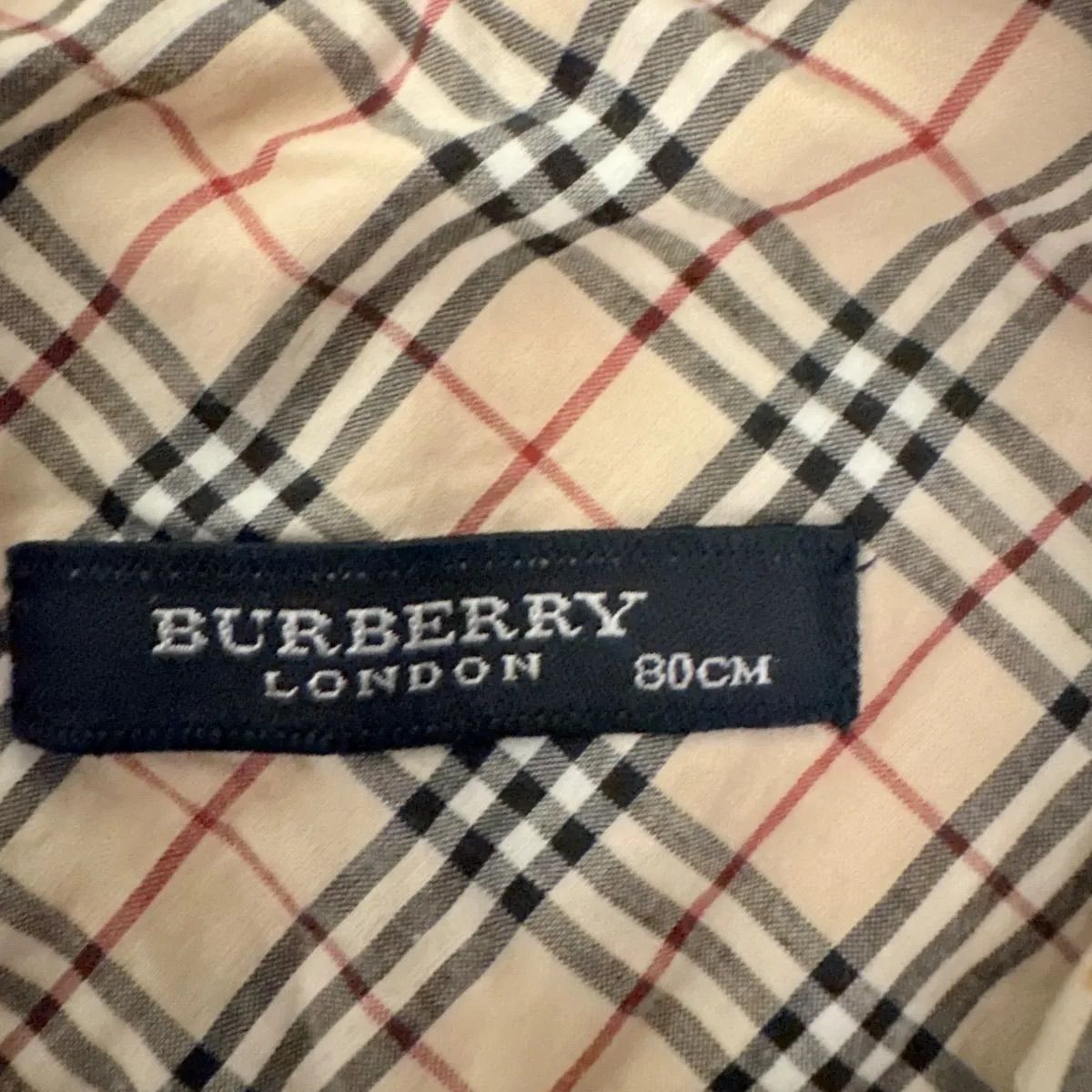 新品　タグ付き　未使用　Burberry 80センチ　バーバリー　オーバーオール BURBERRYのフリマアイテム一覧
