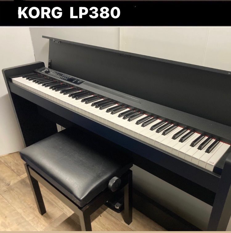 コンパクトで本格的！KORG LP380 電子ピアノ-