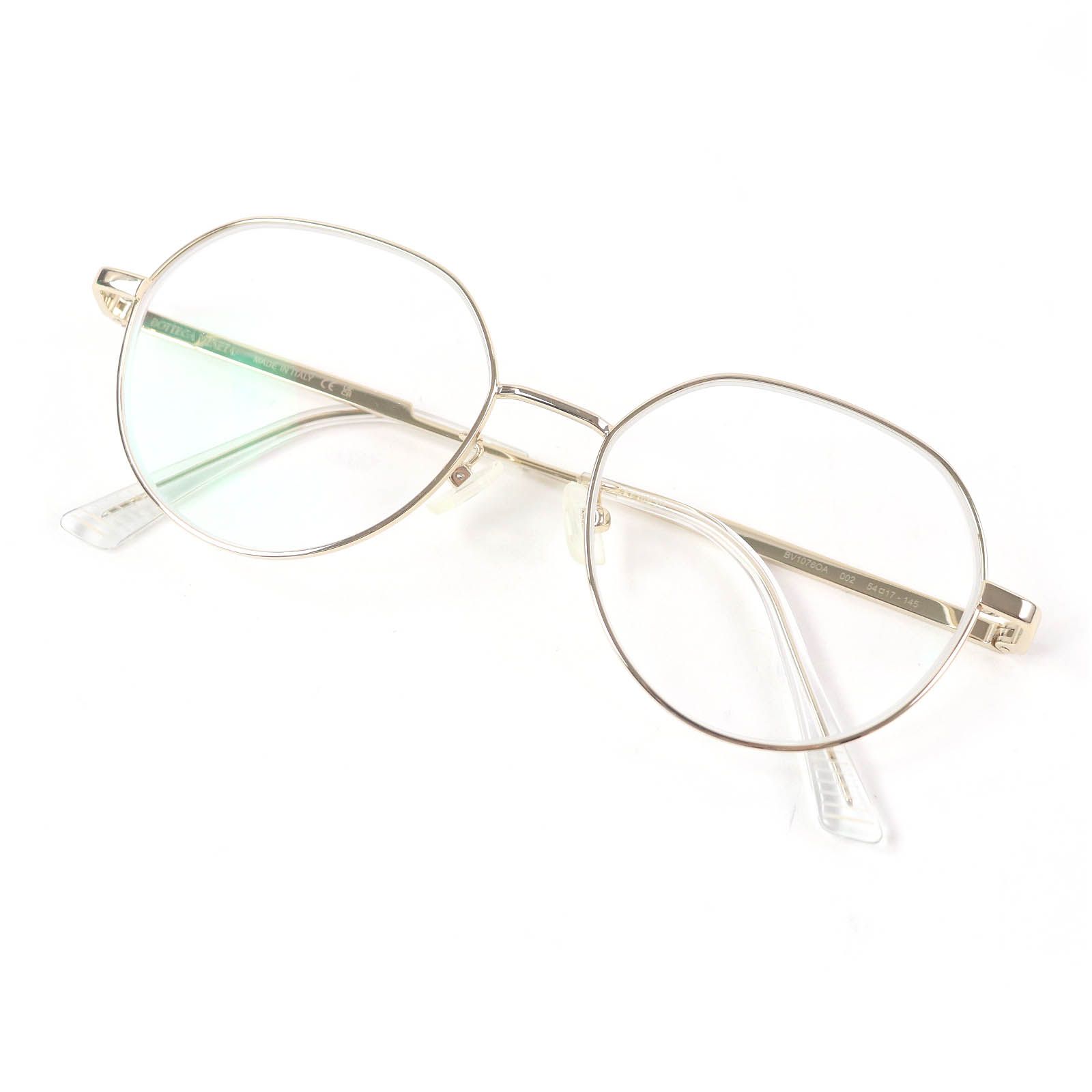 美品□BOTTEGAVENETA ボッテガヴェネタ BV1076OA ラウンド メタル  