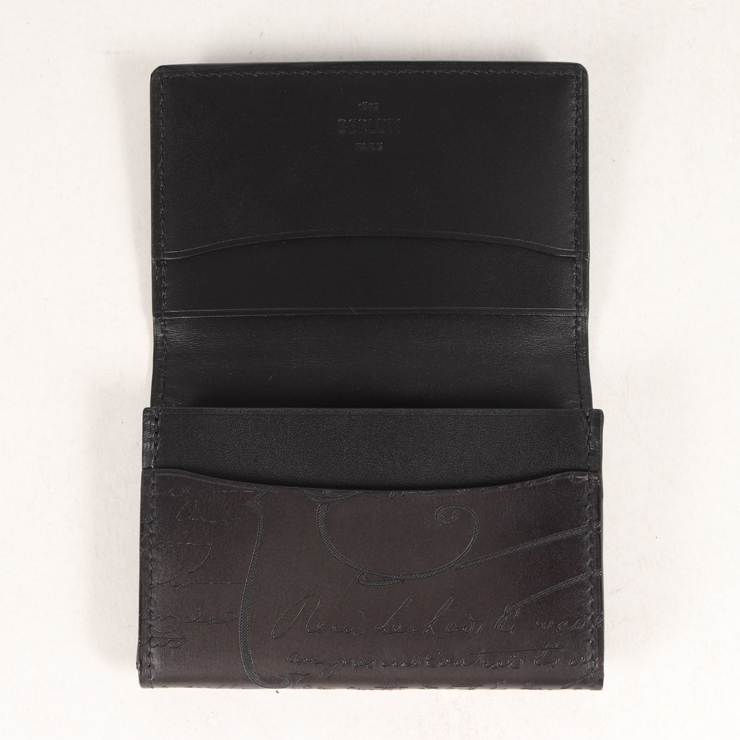 Berluti ベルルッティ 現行モデル インブイア スクリットレザー カード 
