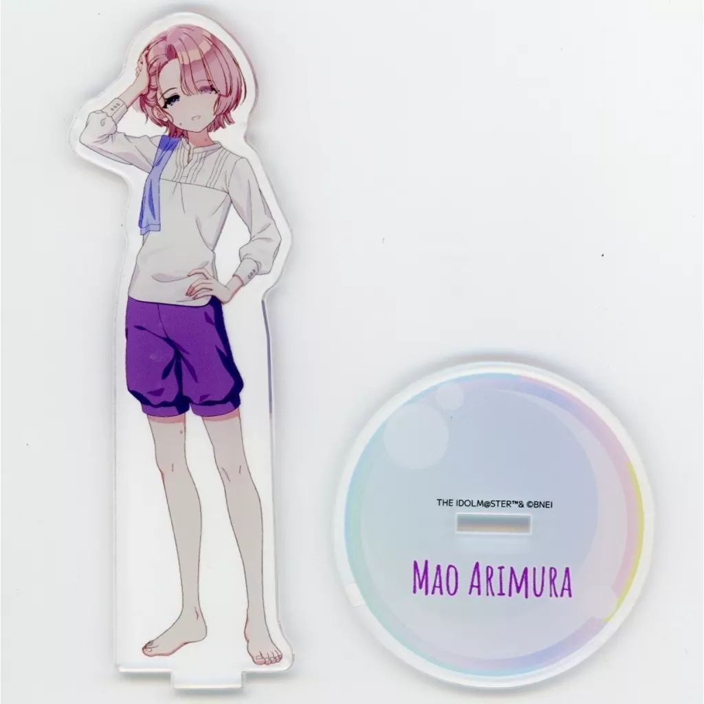 学園アイドルマスター　極楽湯　のぼり　有村麻央 学マス】極楽湯×学園アイドルマスター のぼり 有村 真央 有村麻央 1st