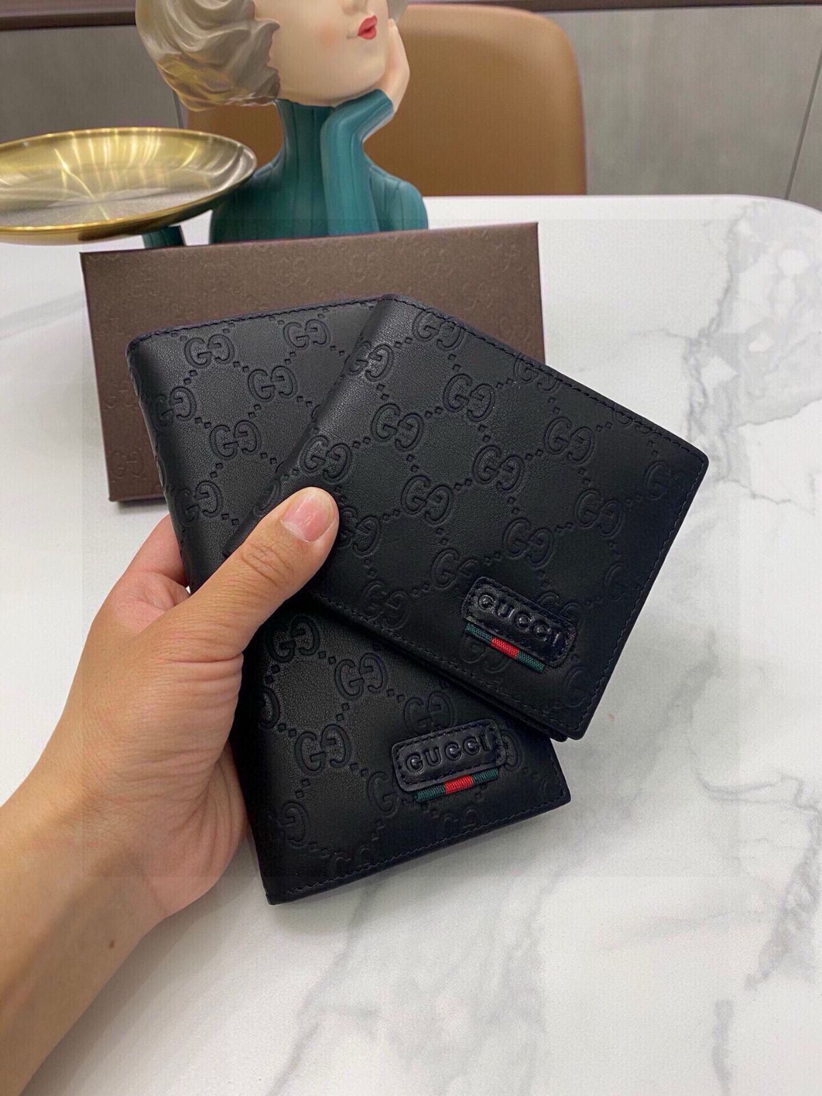GUCCI 財布 グッチGGマーモント マルチカラーウォレット ピンク レディース
