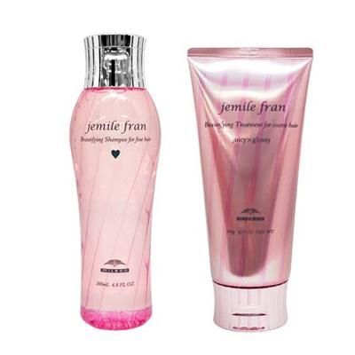 セット販売 ミルボン ジェミールフラン シャンプー H ハート 200ml + トリートメント ジューシーグロッシー 180g 美容室専売 サロン専売 ヘアケア MILBON