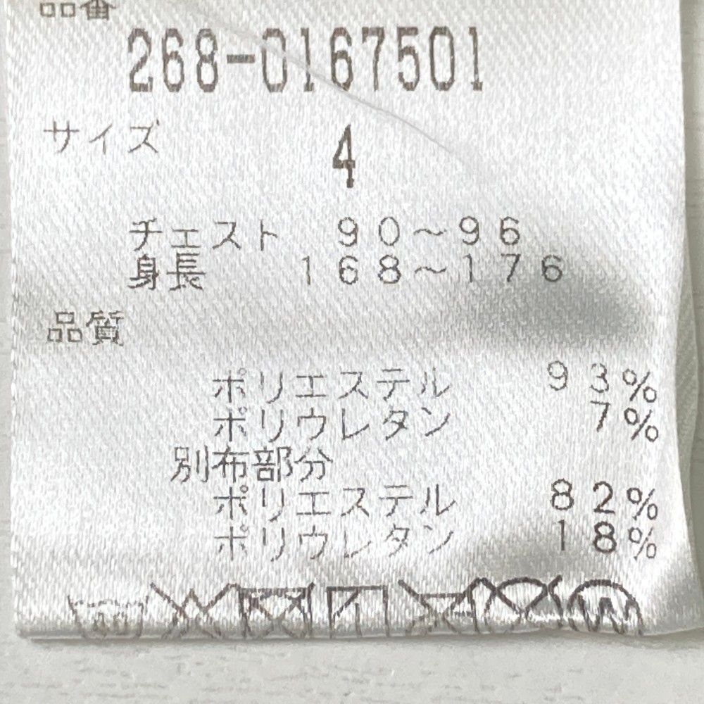 サイズ：4 PGG PEARLY GATES パーリーゲイツ 半袖Tシャツ ネイビー系