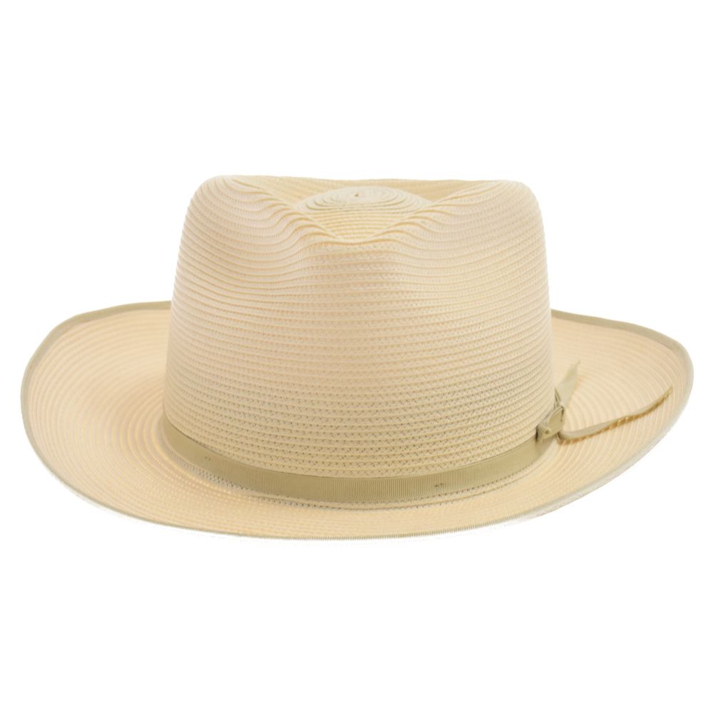 Stetson 白いストローハット STETSON ステットソン 春 夏 麦わら帽子