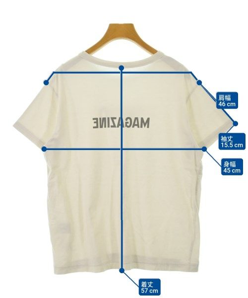 THIRD MAGAZINE Tシャツ・カットソー レディース サードマガジン 中古　古着 THIRD MAGAZINE（サードマガジン）Tシャツ・カットソー 白