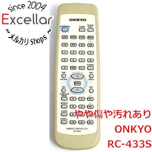 bn:0] ONKYO オーディオリモコン RC-433S - メルカリ