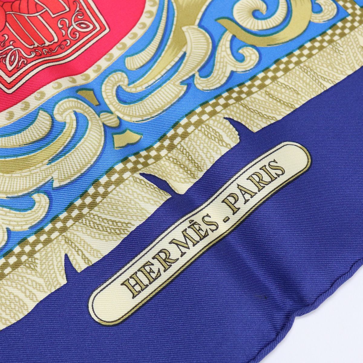 HERMES エルメス カレ90 LA PRESENTATION スカーフ シルク/シルク100