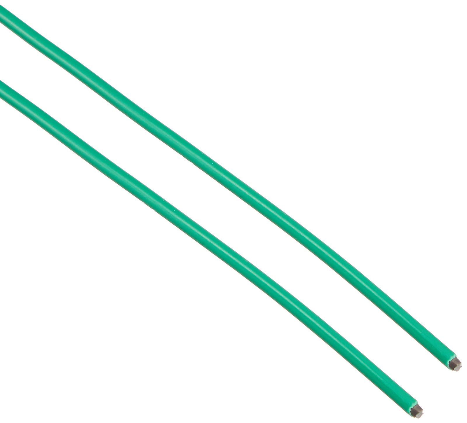 TRUSCO トラスコ カラー針金 ビニール被覆タイプ グリーン 線径2.6mm TCW-26GN × 10巻 ケース販売