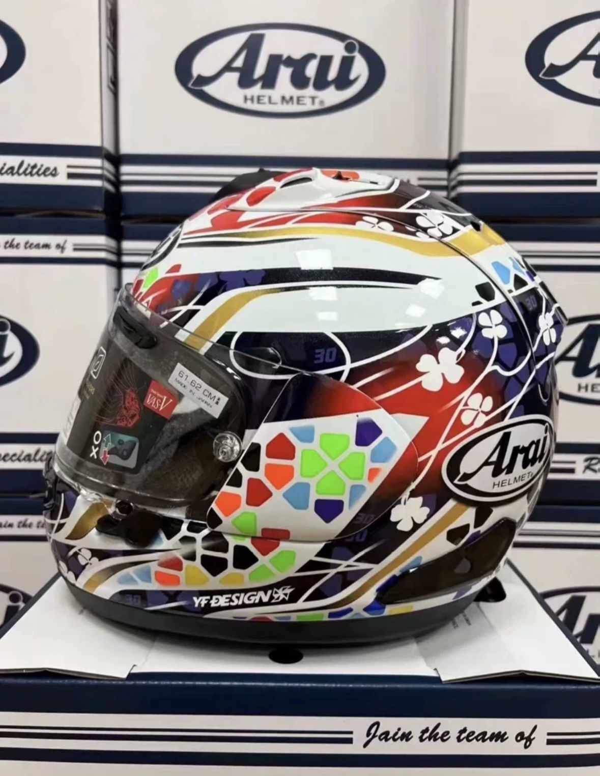 Arai RX-7X ナカガミGP2 Mサイズ 新品 NAKAGAMI 中上貴晶 Arai RX-7X