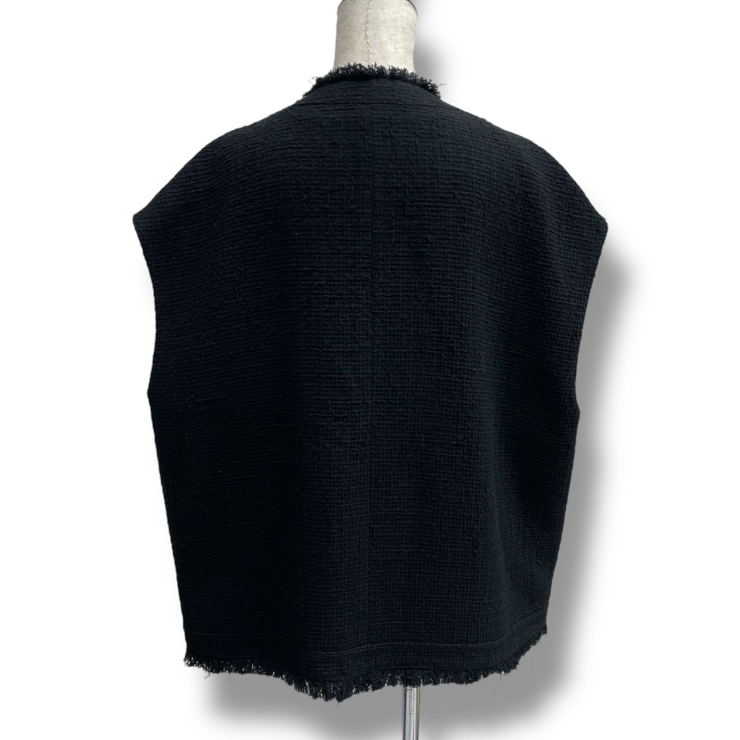 na.eナエ novel tweed vest ツイードベスト　ブラック na.eナエ novel tweed vest ツイードベスト ブラック Na.e ナエ