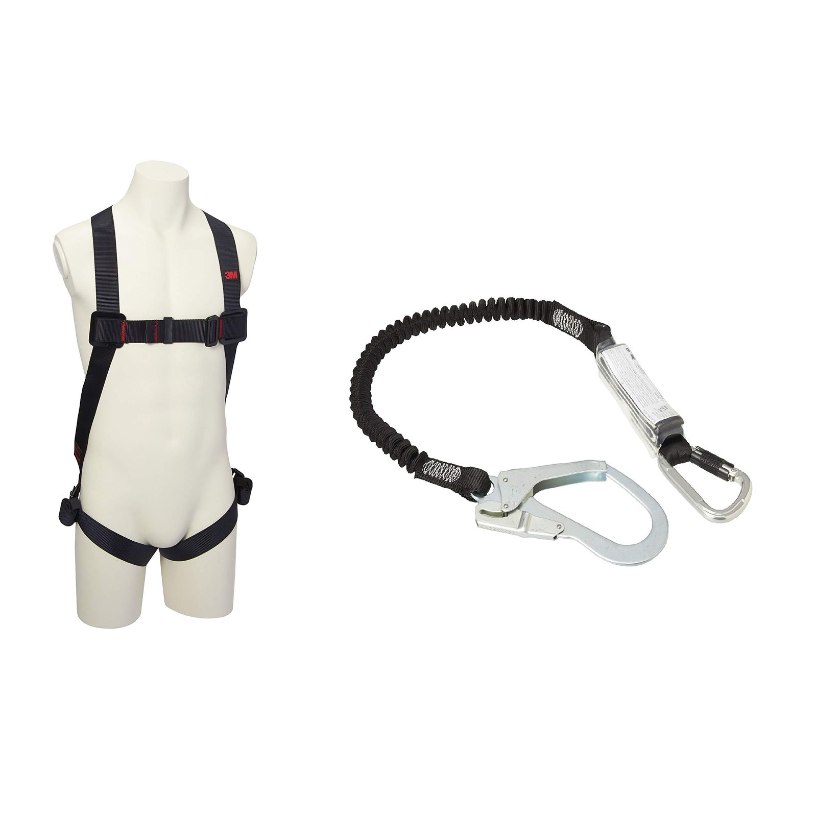 スリーエム 新規格適合 フルハーネス 安全帯 伸縮式 ランヤード シングル セット プロテクタ S 墜落制止用器具