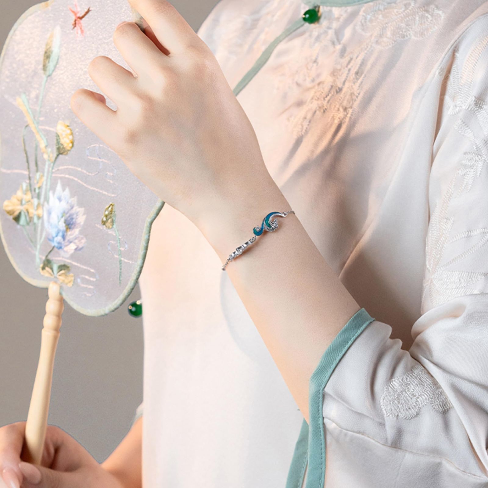 人気商品】「YINCHIE」ブレスレット レディース 金属アレルギー