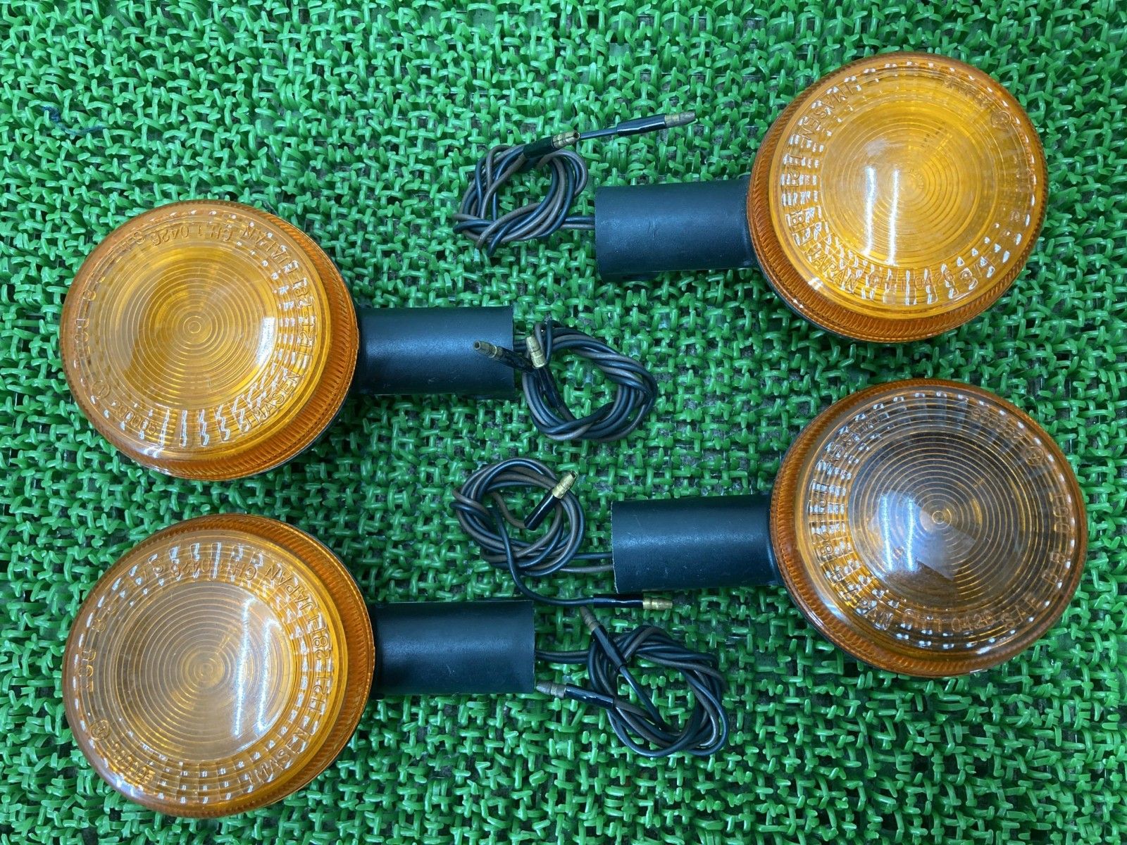 RZ250R RZ350R ウインカー 1121-281-1 ヤマハ 純正  バイク 部品 29L 29K 4個セット 割れ欠け無し 品薄 車検 Genuine hT