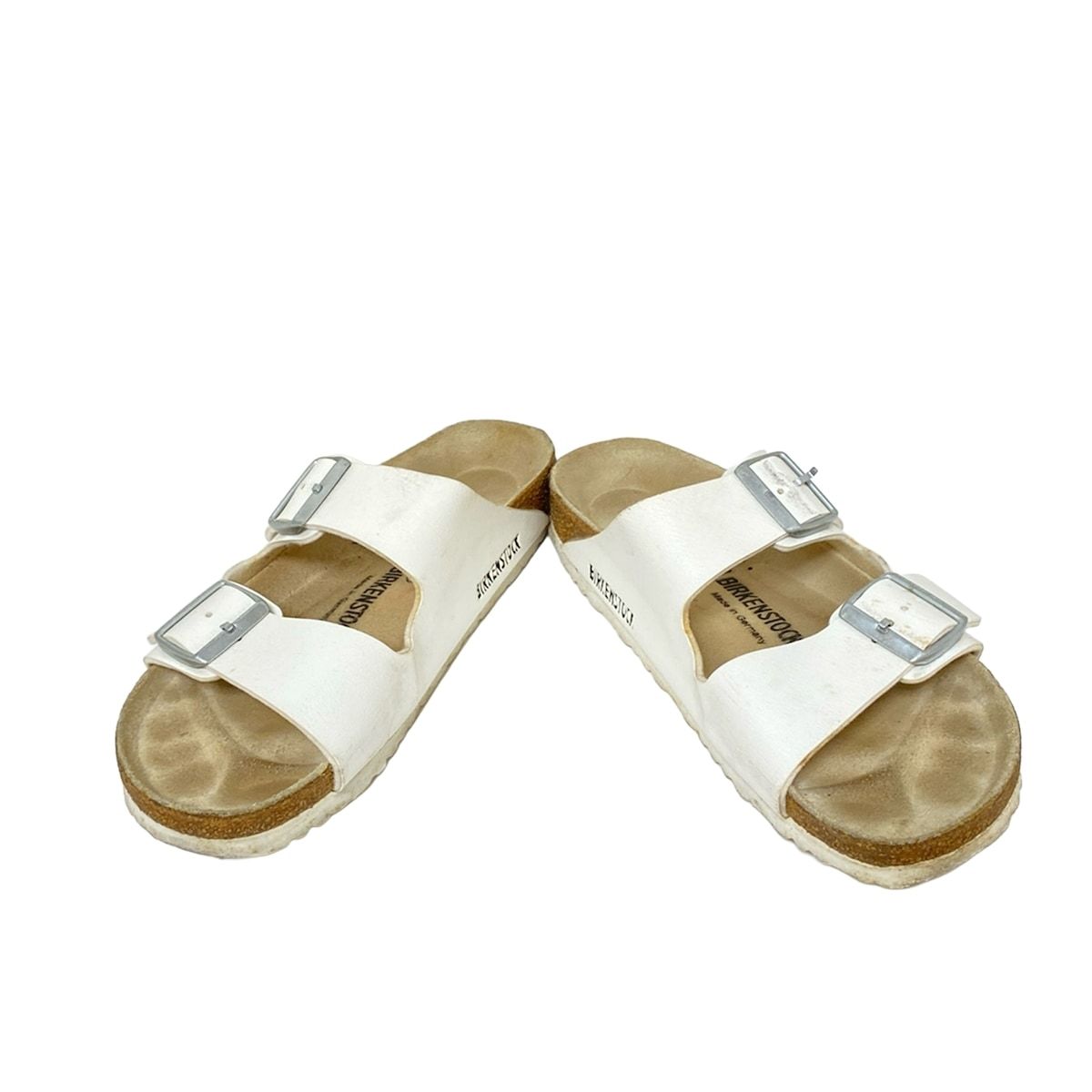 Birkenstock ホワイト サンダル 40 1082-0163-1.jpg
