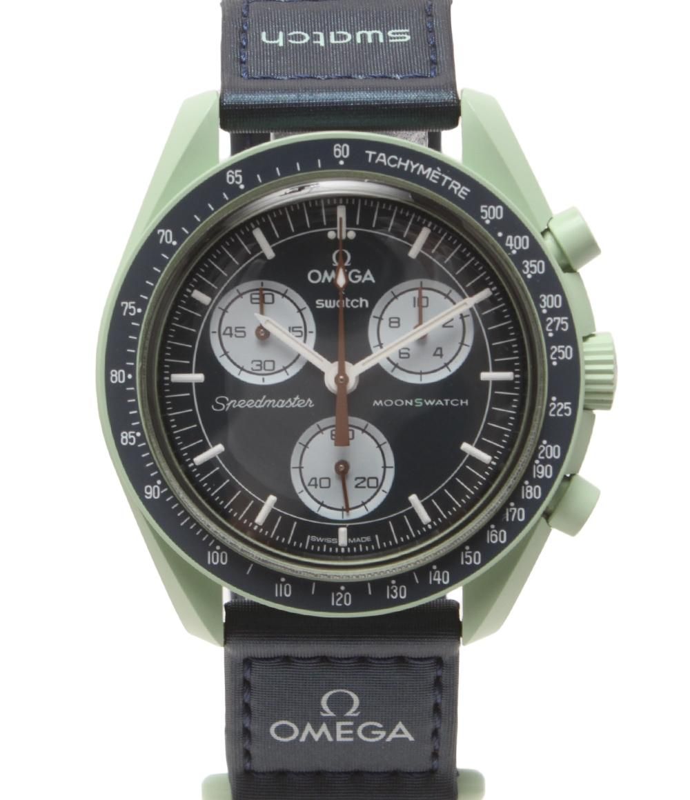 オメガ×スウォッチ 腕時計 クオーツ ユニセックス OMEGA×SWATCH