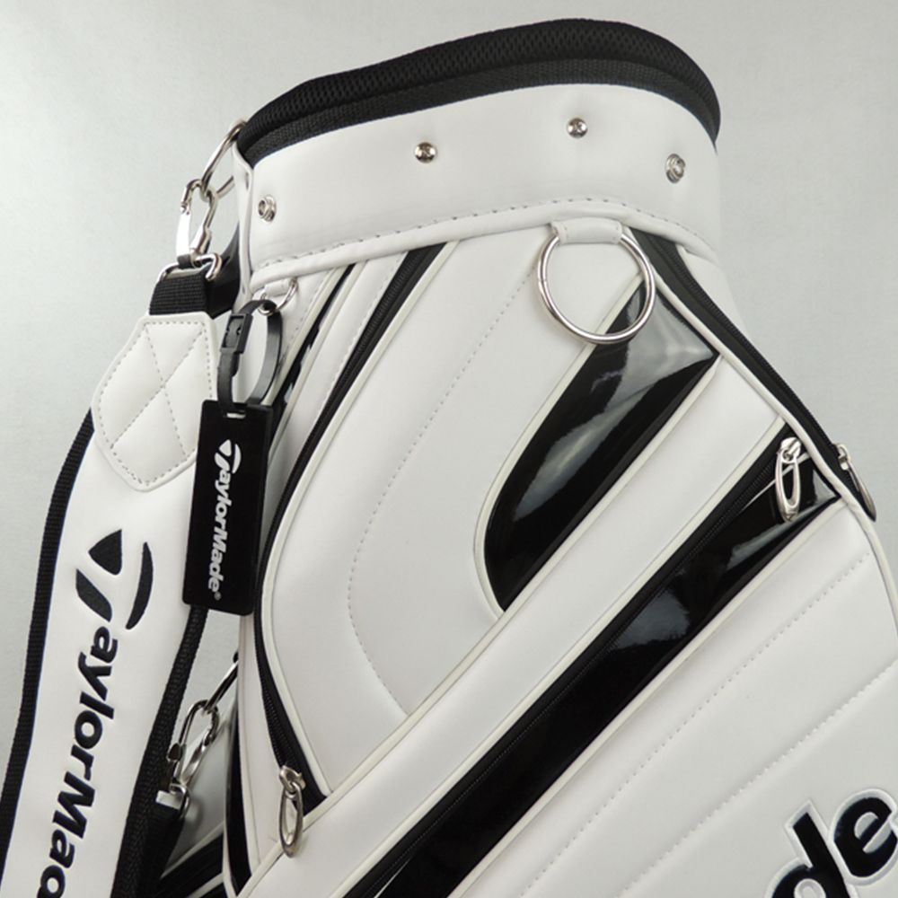 TaylorMade キャディバッグ ホワイト/ブラック □テーラーメイド
