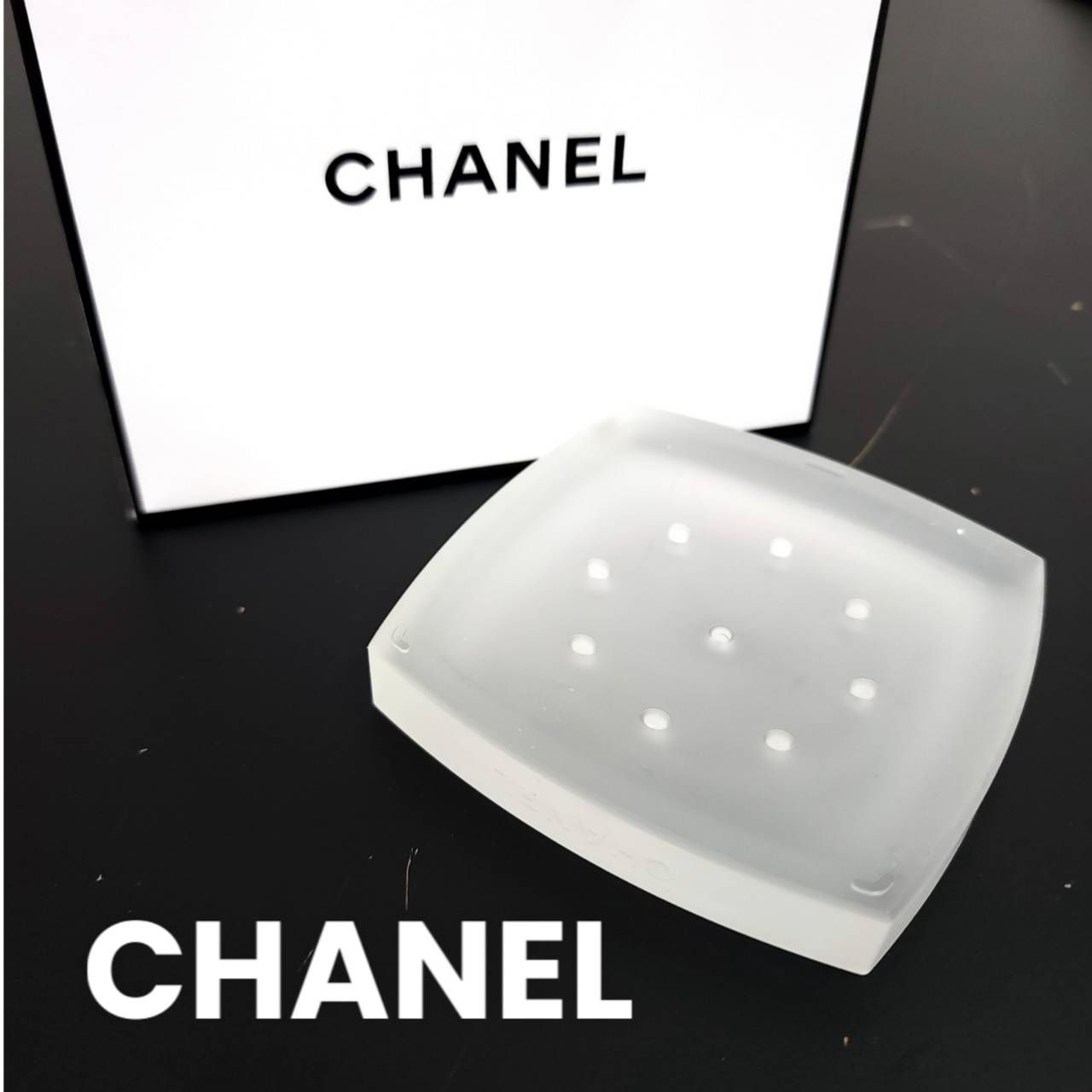 CHANEL シャネル ソープトレー ソープディッシュ ショッパー付き 石鹸