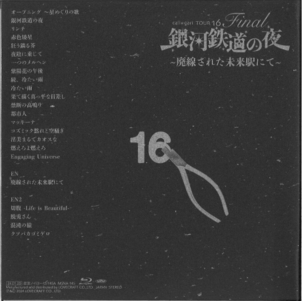 cali≠gari / 廃線された未来駅 cali≠gari カリガリ 廃線され