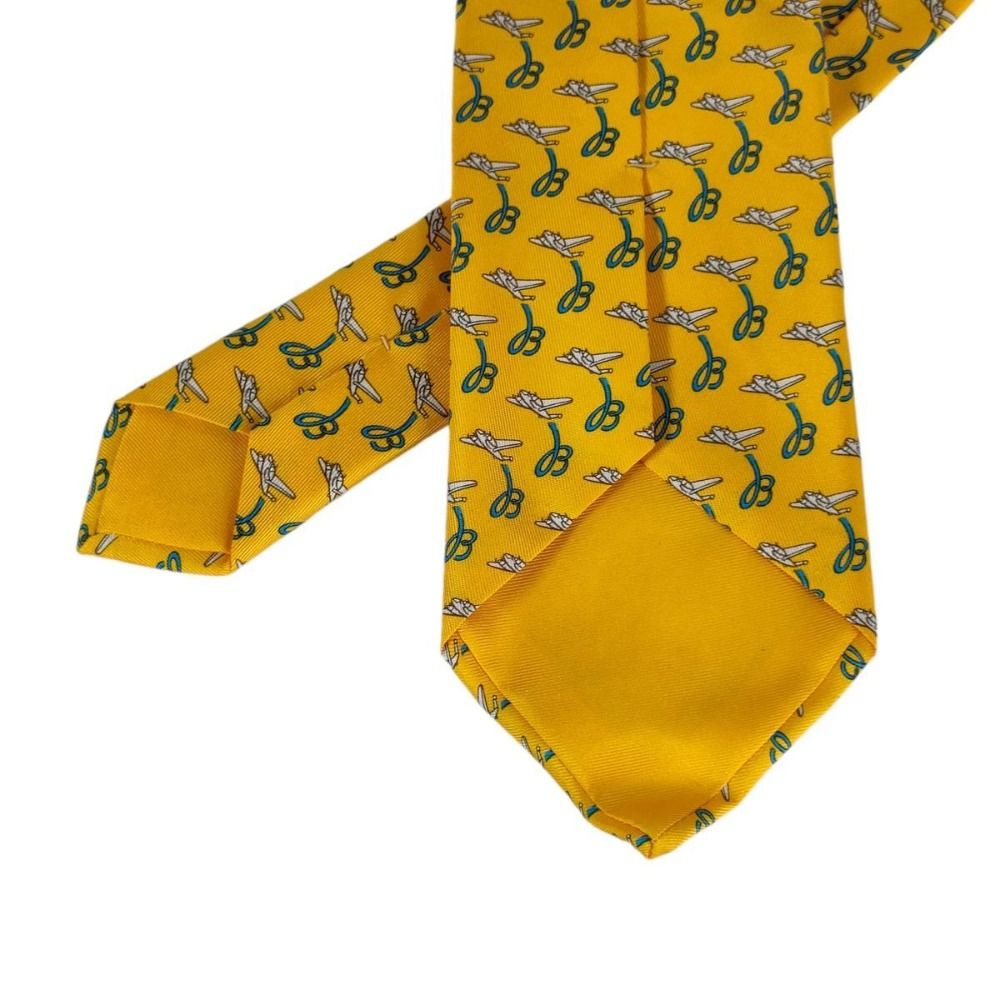 未使用美品　HERMES ブライトリングコラボネクタイ 未使用美品 HERMES ブライトリングコラボネクタイ