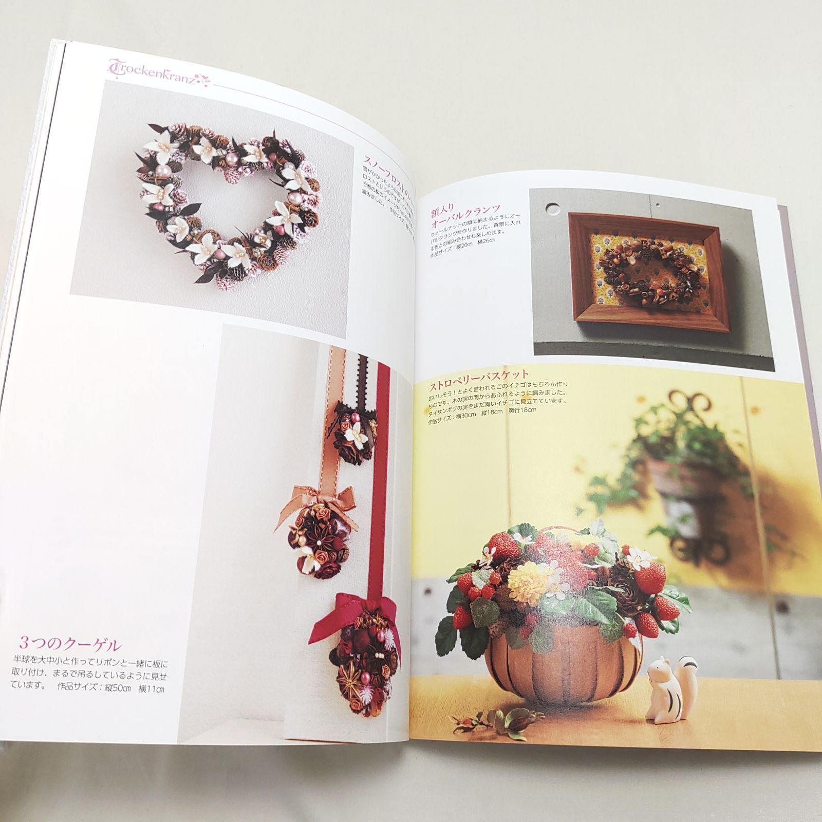 木の実を集めてリースを作る トロッケンクランツテキストブック - メルカリ