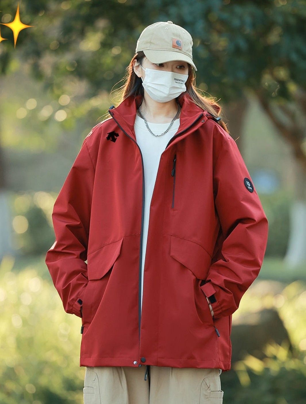 CENTE ユニセックス フード付きジャケット | ♥品 -MM輸入