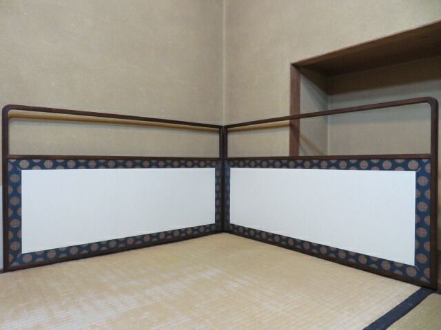 六月◆特売品 桑縁 唐松裂 裏鷲子 両面使 尺八寸 京間用腰風炉先 税込