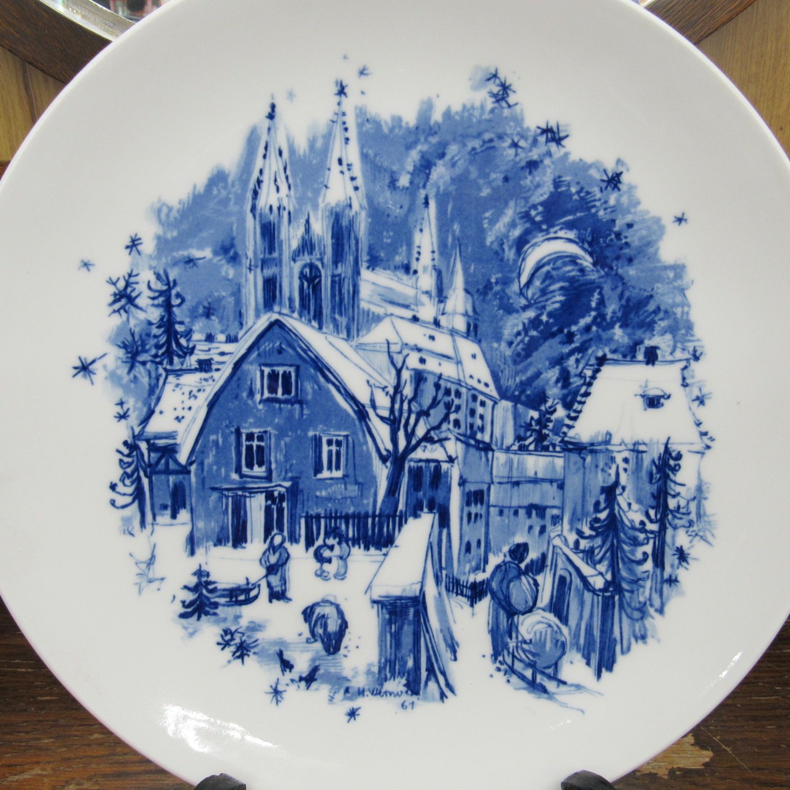 マイセン Meissen meisen 1961年 イヤープレート イヤーズプレート