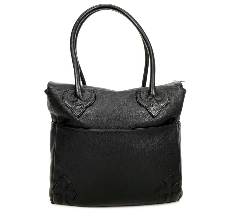 クロムハーツ CHROME TOTE 4POCKET 4 4ポケット レザー トート バッグ s4844