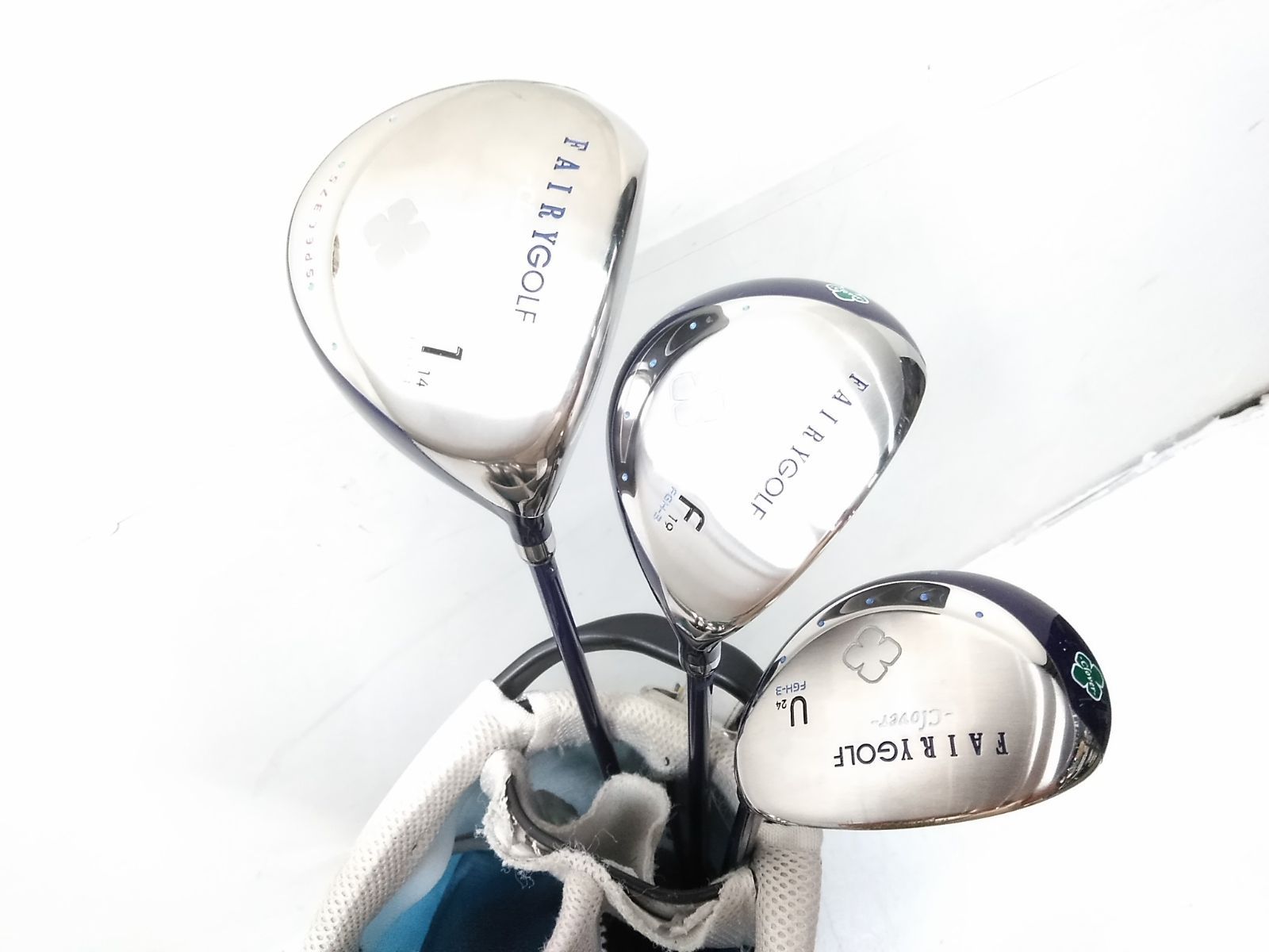 ゴルフデビューに！レディース FAIRY GOLF clover ゴルフクラブ 8本