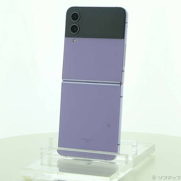 中古品〕 Galaxy Z Flip4 128GB ボラパープル SCG17 au SIMフリー【258