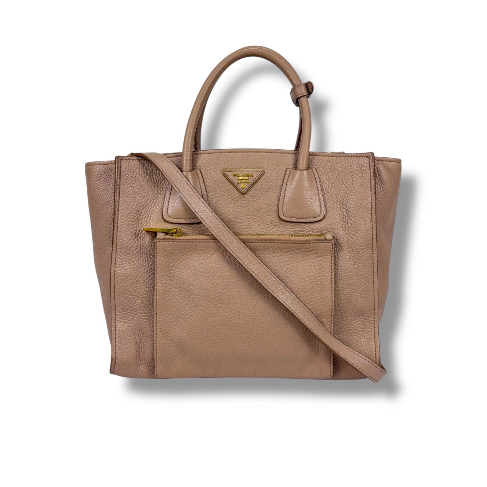 プラダ PRADA 2WAY トートバッグ ショルダーバッグ ヴィッテロ プラダ PRADA 2WAY トートバッグ ショルダーバッグ ヴィッテロ