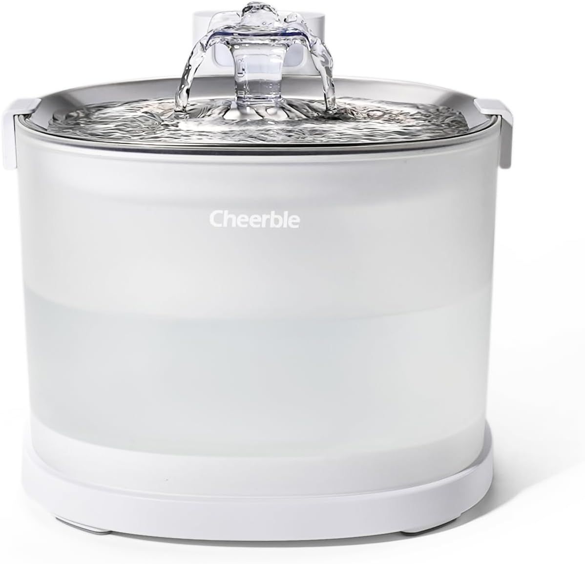 Cheerble 猫自動給水器 水飲み器 ポンプレス磁力給水 コードレス 漏電なし スマートセンサー感知 楽々洗浄 組み立て簡単 2つの給水モード 大容量2L 静音 フィルター付き E1 充電式-2 2L