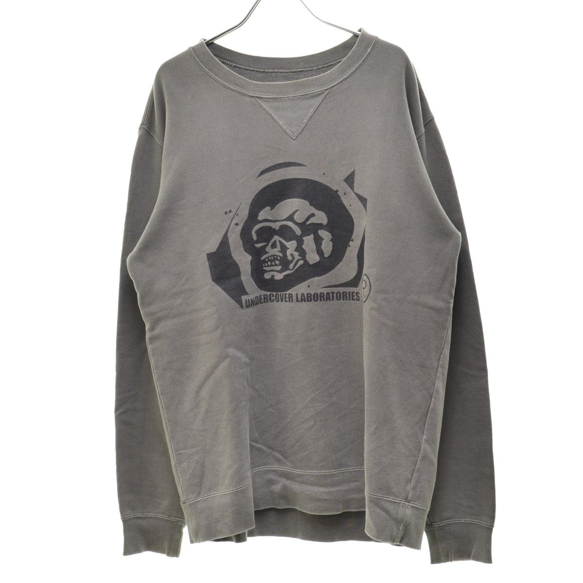 UNDERCOVER】00s 02SS archive LABORATORIES SKULL長袖スウェット