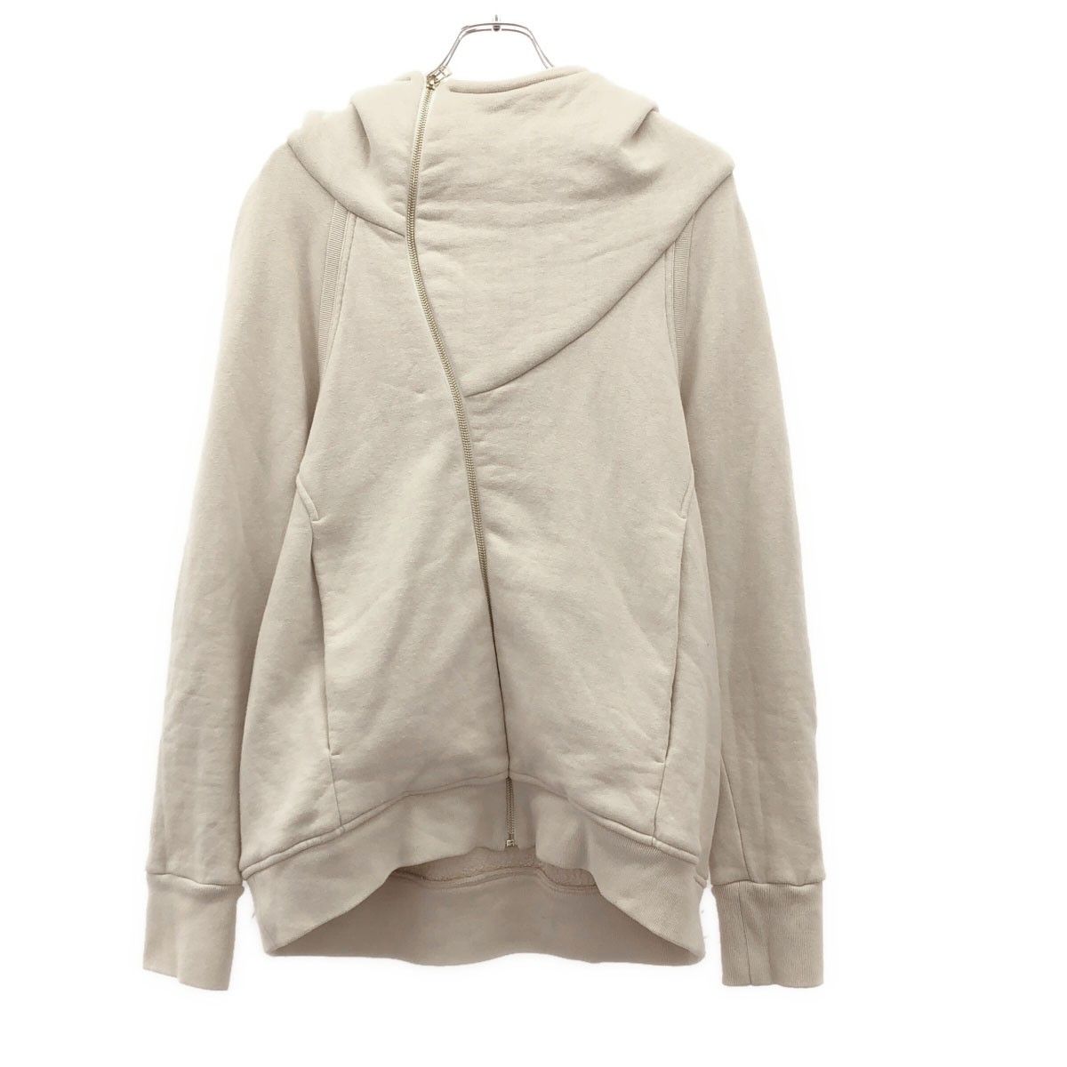 hatra ハトラ A Parka LP ジップアップスウェットパーカー ベージュ系 