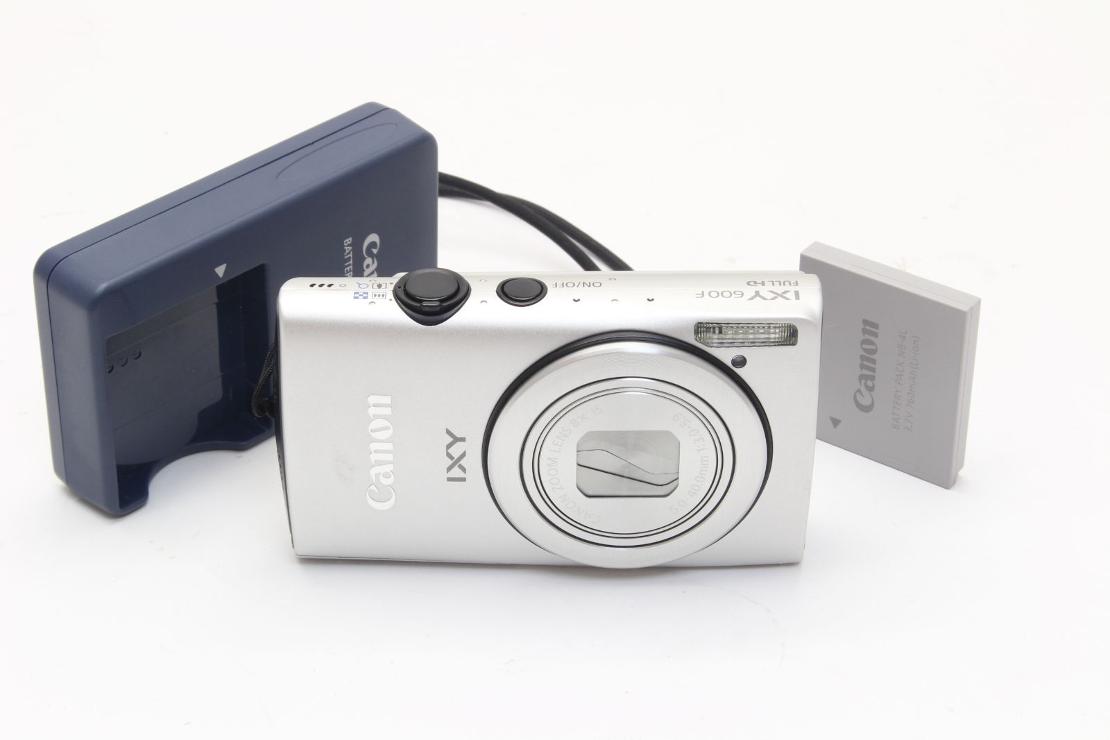 AB (良品) Canon キヤノン IXY 600F シルバー 注意書きあり 初期