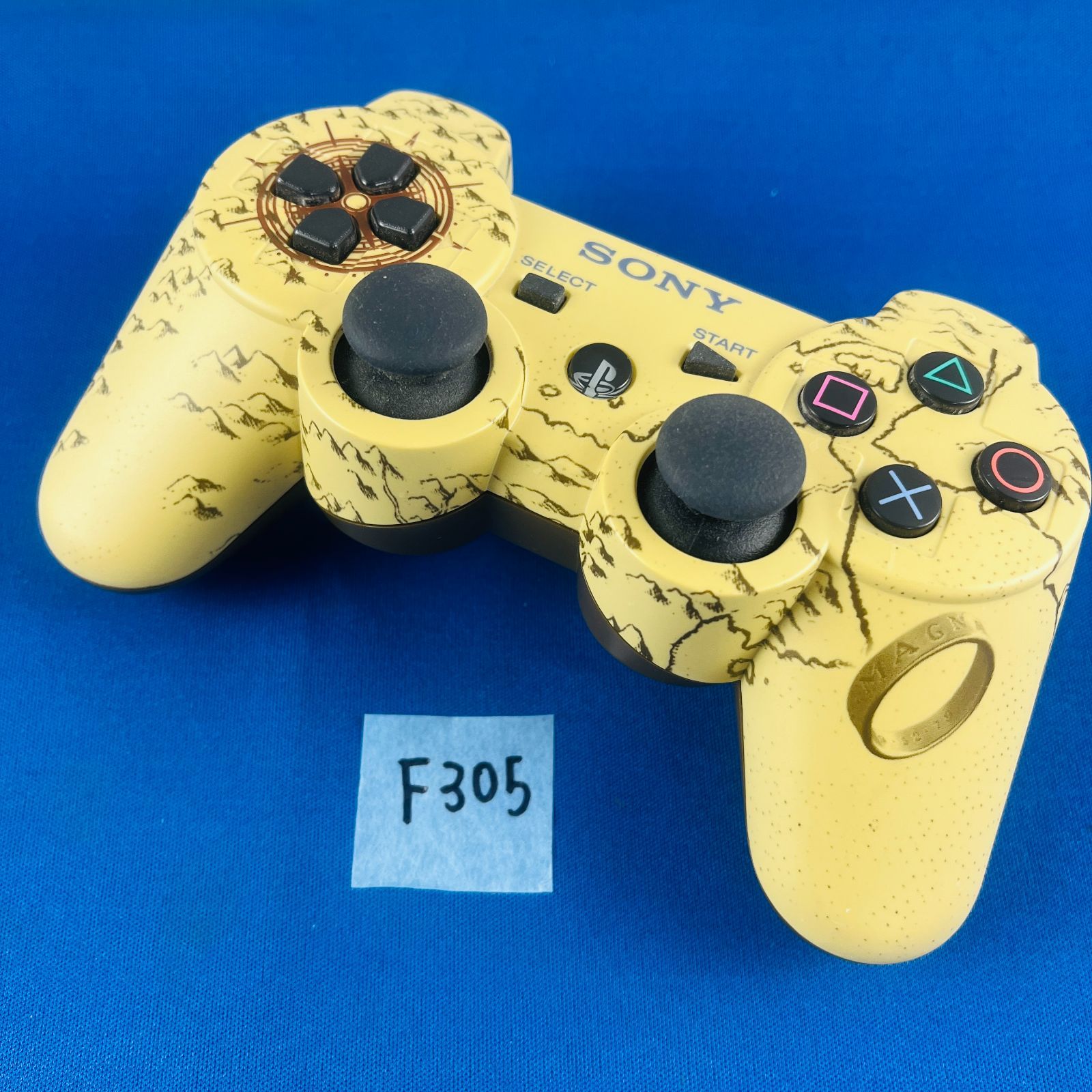 F305 SONY PS3 DUALSHOCK3 デュアルショック3 アンチャーテッド 砂漠に眠るアトランティス モデル ソニー プレステ3 PlayStation3 プレイステーション3 ワイヤレスコントローラ モデル オリジナルカラー