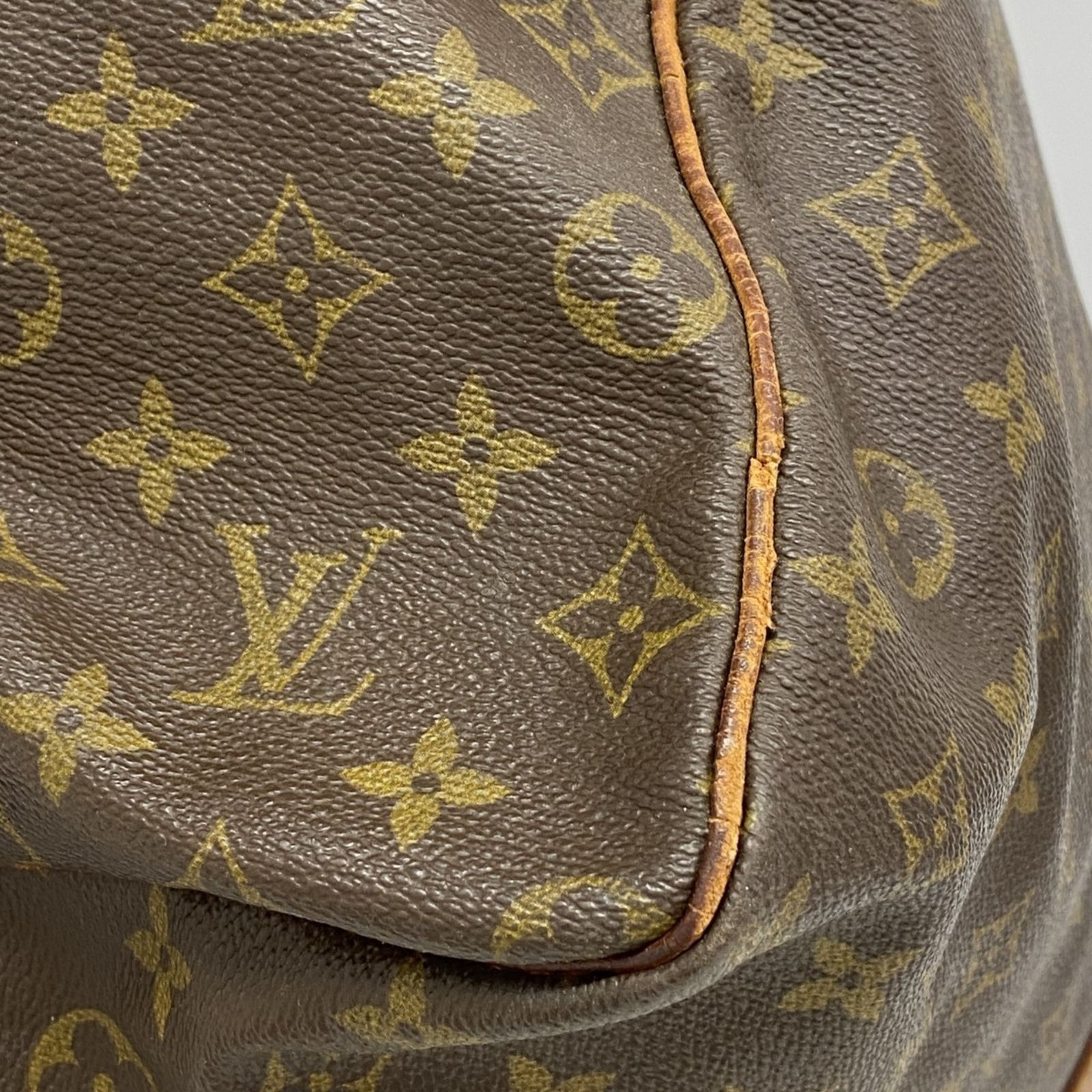 【ネームタグ】ルイヴィトン　キーポル60　モノグラム　ボストンバッグ　ブラウン ルイ・ヴィトン(Louis Vuitton) ルイ・ヴィトン ボストンバッグ