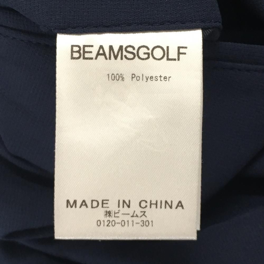 未使用品 beamsゴルフ メンズゴルフウェア XL ネイビー 超美品】ビームスゴルフ ハーフパンツ ネイビー シンプル ロゴ
