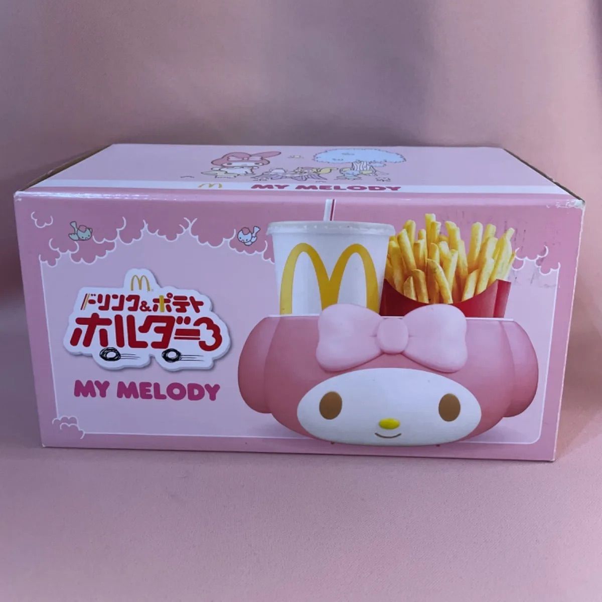 ୨୧⑅ サンリオ マイメロディ マイメロ マクドナルド マクド マック ドリンク ポテト ホルダー ⑅୨୧ - リボン - メルカリ