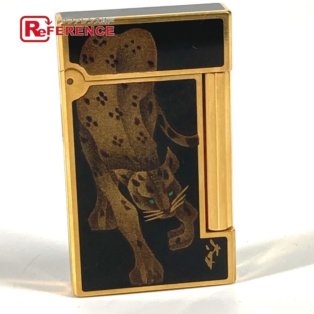 Dupont デュポン ライター パンサー 蒔絵 ヒョウ 豹 GP ブラック