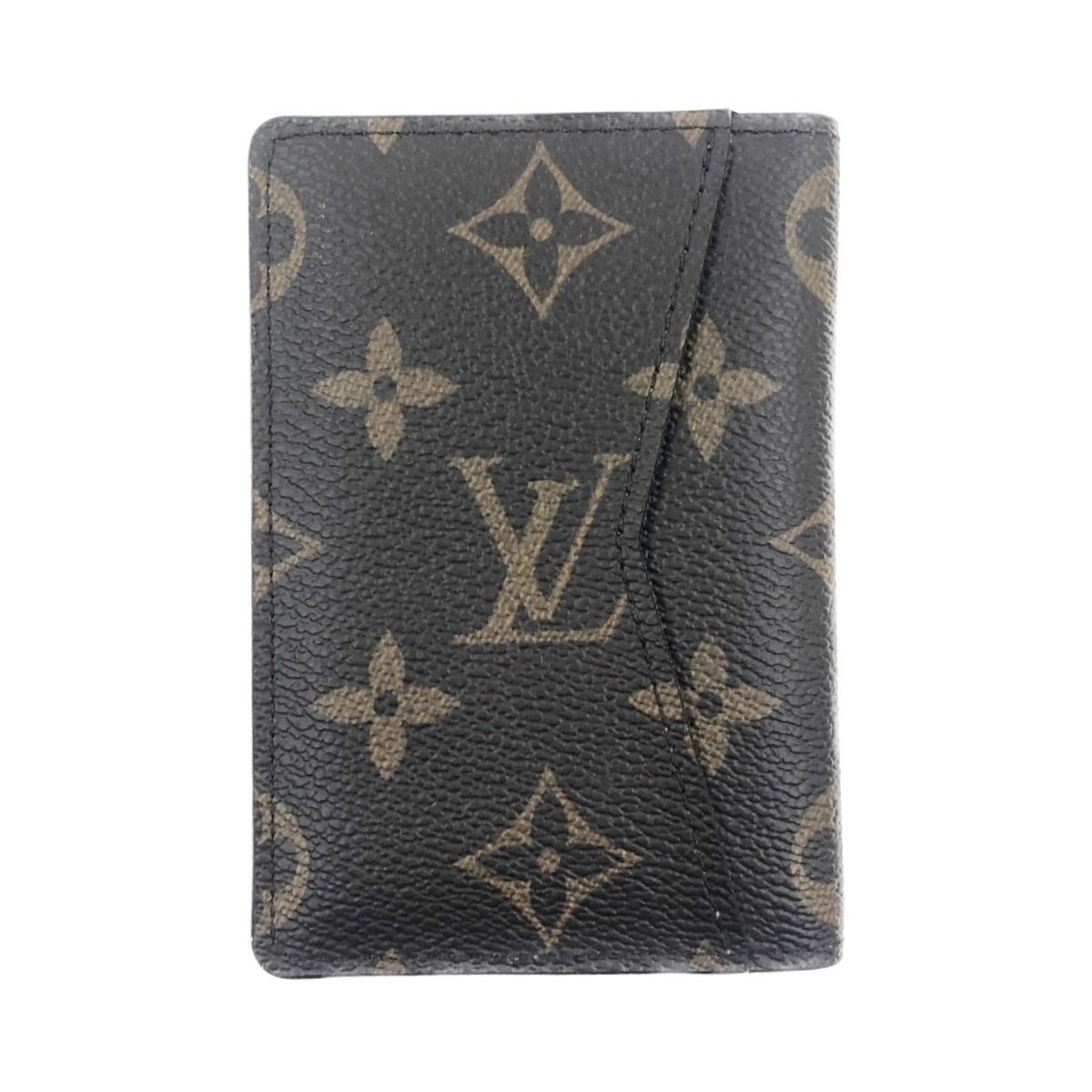 〇〇LOUIS VUITTON ルイヴィトン オーガナイザー ドゥ ポッシュ カードケース パスケース 名刺入れ モノグラム M60502 ブラウン  - メルカリ