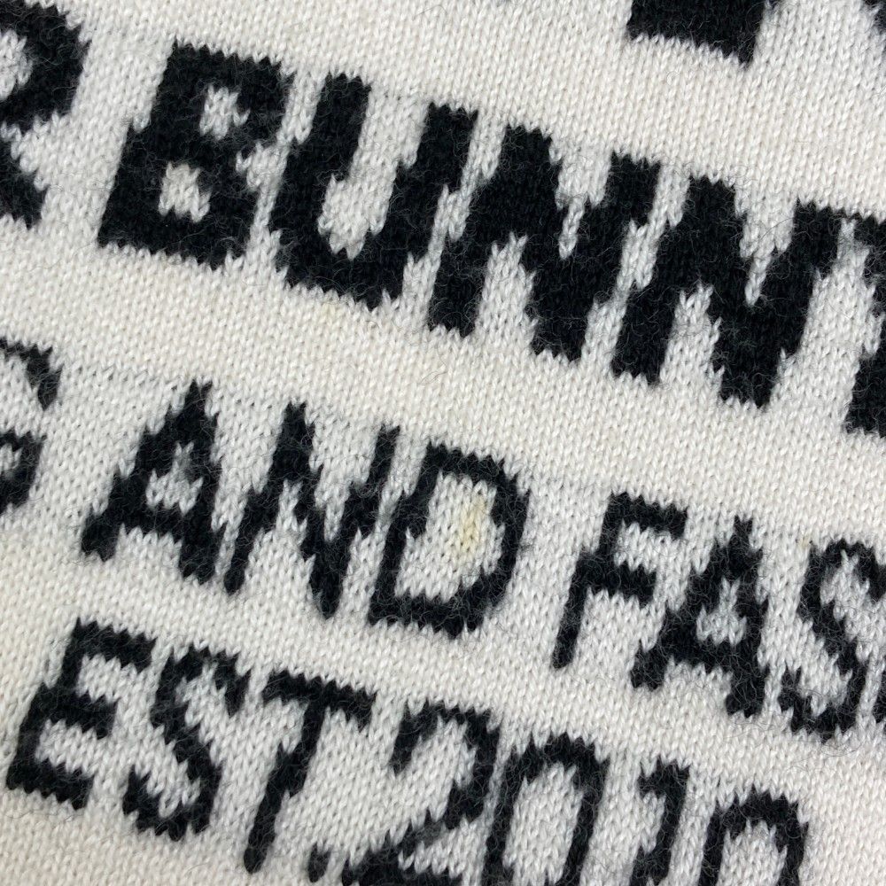 【美品】MASTER BUNNY EDITION ホワイトセーター サイズ1 サイズ：1 MASTER BUNNY EDITION マスターバニーエディション