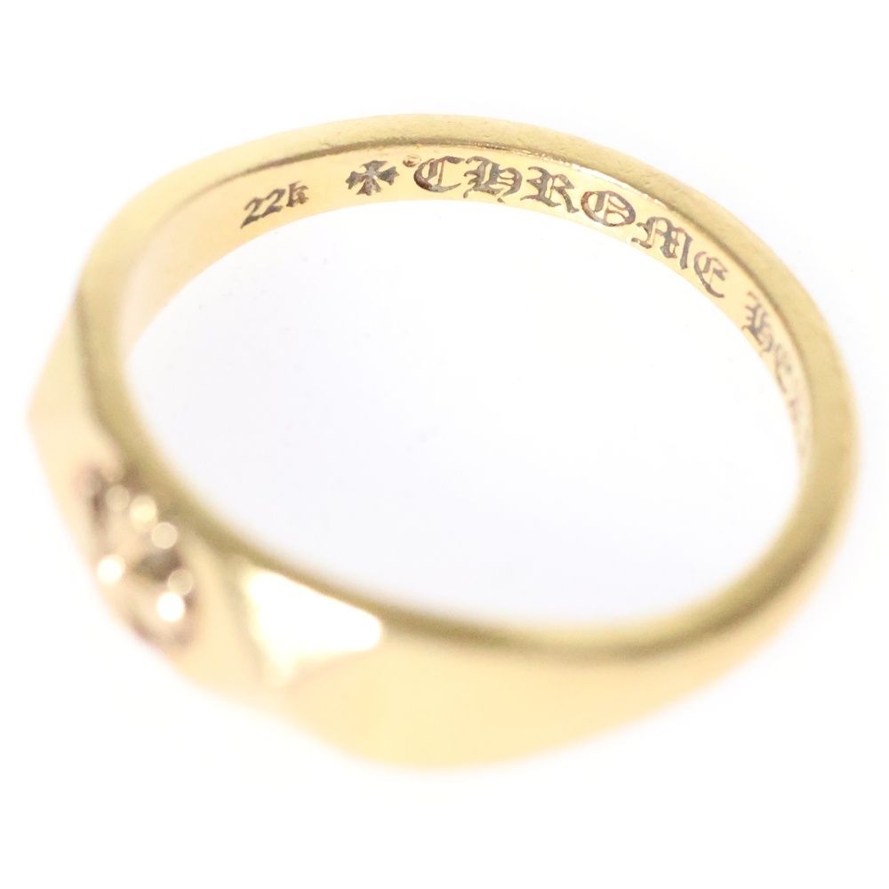 CHROME HEARTS クロムハーツ 22K BUBBLGM PYRAMID PLS バブルガムピラミッドプラス リング ゴールド KIN-KAAI_COM